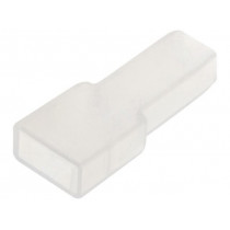 107400W; Terminals cover; female; for push-on 6.3mm connectors; ways: 1; IMP 107400W; Terminals cover; female; for push-on 6.3mm connectors; ways: 1; IMP