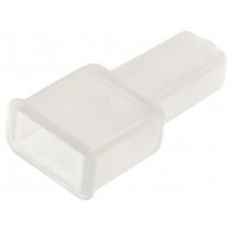 107410W; Terminals cover; male; for push-on 6.3mm connectors; ways: 1; IMP 107410W; Terminals cover; male; for push-on 6.3mm connectors; ways: 1; IMP