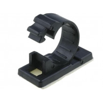 10J-S; Screw down self-adhesive holder; 14mm; polyamide; black; UL94V-2; KSS WIRING 10J-S; Screw down self-adhesive holder; 14mm; polyamide; black; UL94V-2; KSS WIRING