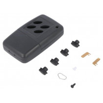 11124.4; Enclosure: for remote controller; X: 44mm; Y: 74mm; Z: 18mm; ABS; TEKO 11124.4; Enclosure: for remote controller; X: 44mm; Y: 74mm; Z: 18mm; ABS; TEKO