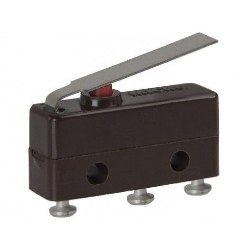 111SM1-T; Microswitch SNAP ACTION; with lever; SPDT; 5A/250VAC; ON-(ON); HONEYWELL 111SM1-T; Microswitch SNAP ACTION; with lever; SPDT; 5A/250VAC; ON-(ON); HONEYWELL