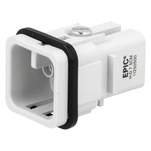 11250500; Connector: rectangular; male; EPIC H-D; PIN: 8; 7+PE; size H-A 3; LAPP KABEL