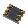 115D-AAA0-RA1; Connector: for cards; SIM; without ejector,without cover; SMT; ATTEND