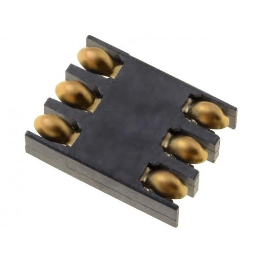 115D-AAA0-RA1; Connector: for cards; SIM; without ejector,without cover; SMT; ATTEND 115D-AAA0-RA1; Connector: for cards; SIM; without ejector,without cover; SMT; ATTEND