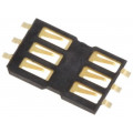 115E-AEA0-R01; Connector: for cards; SIM; without ejector,without cover; SMT; ATTEND