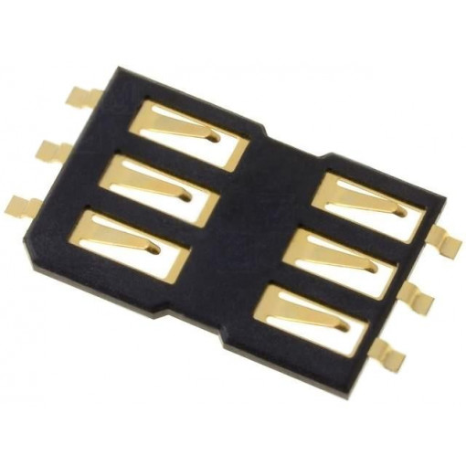 115E-AEB0-R01; Connector: for cards; SIM; without ejector,without cover; SMT; ATTEND 115E-AEB0-R01; Connector: for cards; SIM; without ejector,without cover; SMT; ATTEND