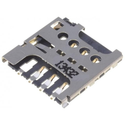 115I-AEAA; Connector: for cards; Micro SIM; push-pull; SMT; PIN: 6; ATTEND 115I-AEAA; Connector: for cards; Micro SIM; push-pull; SMT; PIN: 6; ATTEND