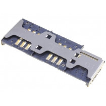 115M-AB360; Connector: for cards; SD Micro,SIM; 2x SIM + Micro SD; SMT; ATTEND 115M-AB360; Connector: for cards; SD Micro,SIM; 2x SIM + Micro SD; SMT; ATTEND