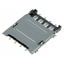 115R-BCA0; Connector: for cards; Micro SIM; with hinged cover; SMT; PIN: 8; ATTEND