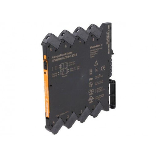 ACT20M-CI-2CO-S; Converter: analog signals; DIN; 0÷20mA,4÷20mA; 24VDC; -25÷70°C; WEIDMÜLLER