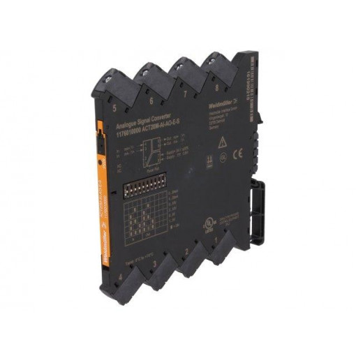 ACT20M-AI-AO-E-S; Converter: analog signals; DIN; 0÷10V,0÷20mA,0÷5V,4÷20mA; 24VDC; WEIDMÜLLER