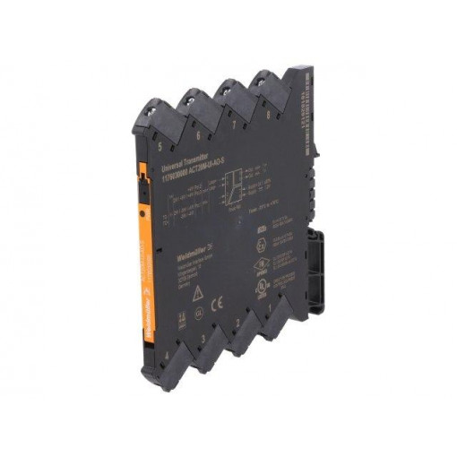 ACT20M-AI-2AO-S; Converter: analog signals; DIN; 0÷10V,0÷20mA,0÷5V,4÷20mA; 24VDC; WEIDMÜLLER