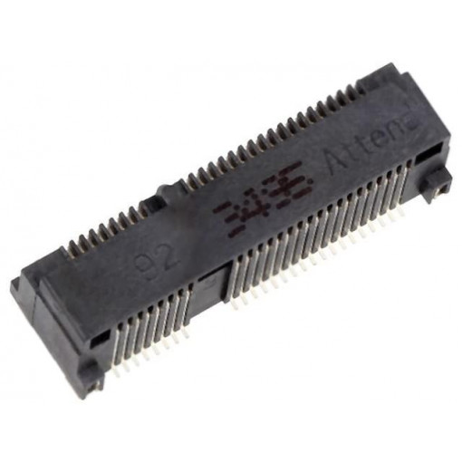 119A-92A00-R02; Connector: PCI Express mini; horizontal; SMT; gold-plated; PIN: 52; ATTEND