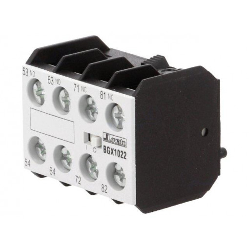 11BGX1022; Auxiliary contacts; Series: BG; Leads: screw terminals; LOVATO ELECTRIC 11BGX1022; Auxiliary contacts; Series: BG; Leads: screw terminals; LOVATO ELECTRIC