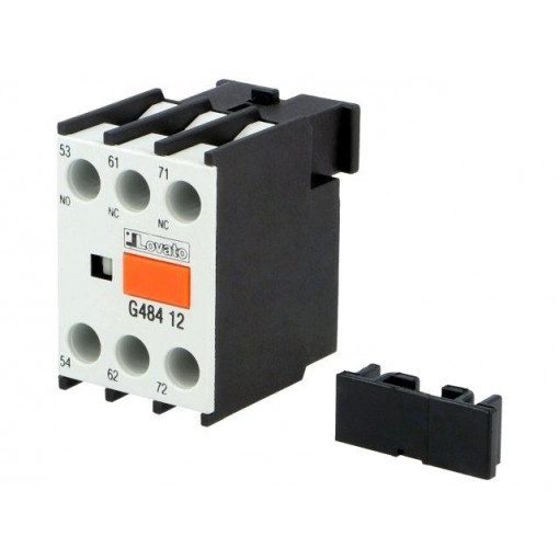 11G48412; Auxiliary contacts; Series: BF; Leads: screw terminals; LOVATO ELECTRIC