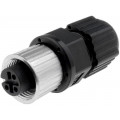 M12A-03BFFA-SL8001; Plug; M12; PIN: 3; female; A code-DeviceNet / CANopen; for cable; AMPHENOL M12A-03BFFA-SL8001; Plug; M12; PIN: 3; female; A code-DeviceNet / CANopen; for cable; AMPHENOL