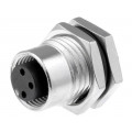 M12A-03PFFP-SF8001; Socket; M12; PIN: 3; female; A code-DeviceNet / CANopen; THT; 250V; AMPHENOL M12A-03PFFP-SF8001; Socket; M12; PIN: 3; female; A code-DeviceNet / CANopen; THT; 250V; AMPHENOL