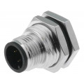 M12A-03PMMP-SF8001; Socket; M12; PIN: 3; male; A code-DeviceNet / CANopen; THT; 250V; 4A; AMPHENOL M12A-03PMMP-SF8001; Socket; M12; PIN: 3; male; A code-DeviceNet / CANopen; THT; 250V; 4A; AMPHENOL
