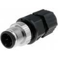 M12A-04BMMA-SL8001; Plug; M12; PIN: 4; male; A code-DeviceNet / CANopen; for cable; AMPHENOL M12A-04BMMA-SL8001; Plug; M12; PIN: 4; male; A code-DeviceNet / CANopen; for cable; AMPHENOL