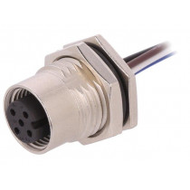 M12A-04PFFC-SF8B15; Socket; M12; PIN: 4; female; A code-DeviceNet / CANopen; cables; AMPHENOL