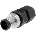 M12A-05BMMA-SL8001; Plug; M12; PIN: 5; male; A code-DeviceNet / CANopen; for cable; AMPHENOL