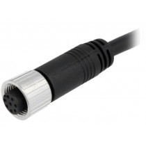M12A-08BFFM-SL8D01; Plug; M12; PIN: 8; female; A code-DeviceNet / CANopen; 1m; 30V; 2A; AMPHENOL M12A-08BFFM-SL8D01; Plug; M12; PIN: 8; female; A code-DeviceNet / CANopen; 1m; 30V; 2A; AMPHENOL