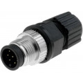 M12A-08BMMA-SL8001; Plug; M12; PIN: 8; male; A code-DeviceNet / CANopen; for cable; AMPHENOL