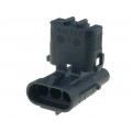 12010717; Connector: wire-wire; Weather Pack; plug; male; PIN: 3; for cable; APTIV