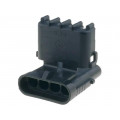 12010974; Connector: wire-wire; Weather Pack; plug; male; PIN: 4; for cable; APTIV