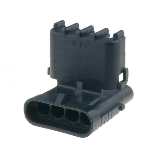 12010974; Connector: wire-wire; Weather Pack; plug; male; PIN: 4; for cable; APTIV 12010974; Connector: wire-wire; Weather Pack; plug; male; PIN: 4; for cable; APTIV