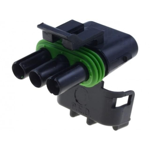 12015793; Connector: wire-wire; Weather Pack Tower; plug; female; PIN: 3; APTIV 12015793; Connector: wire-wire; Weather Pack Tower; plug; female; PIN: 3; APTIV