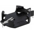 120591-1; Socket; Mounting: THT,horizontal; Size: 2032,BR2032,CR2032; PBT; TE Connectivity