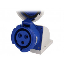 1232-6; Connector: AC supply; socket; female; 32A; 230VAC; IEC 60309; IP67; PCE