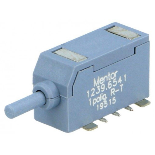 1239.6541; Switch: push-button; Pos: 2; SPDT; 0.5A/60VAC; 0.5A/60VDC; ON-(ON); MENTOR 1239.6541; Switch: push-button; Pos: 2; SPDT; 0.5A/60VAC; 0.5A/60VDC; ON-(ON); MENTOR