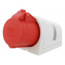 124-6; Connector: AC supply 3-phase; socket; female; 32A; 400VAC; IP44; PCE