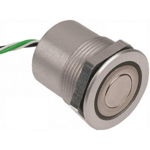 1241.6401; Switch: vandal resistant; Pos: 2; SPST-NO; 0.05A/24VDC; IP65; green; SCHURTER 1241.6401; Switch: vandal resistant; Pos: 2; SPST-NO; 0.05A/24VDC; IP65; green; SCHURTER