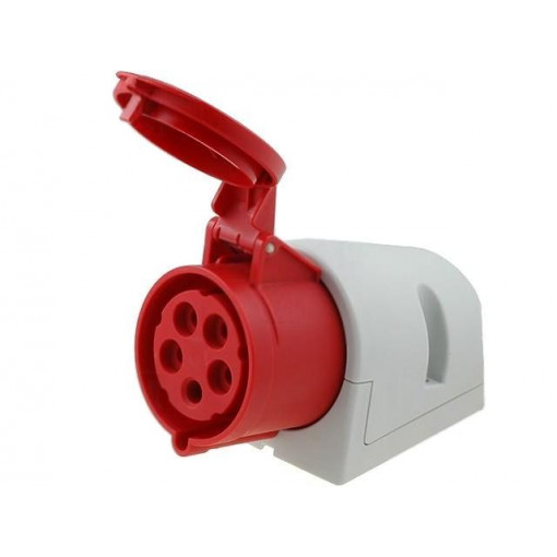 125-6; Connector: AC supply 3-phase; socket; female; 32A; 400VAC; IP44; PCE 125-6; Connector: AC supply 3-phase; socket; female; 32A; 400VAC; IP44; PCE