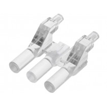 1272.1013; Fibre for LED; round; Ø3mm; No.of mod: 3; Front: flat; MENTOR