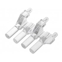 1272.1014; Fibre for LED; round; Ø3mm; No.of mod: 4; Front: flat; MENTOR