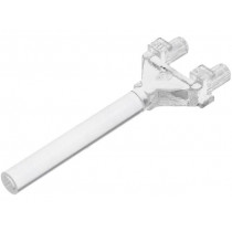 1275.1002; Fibre for LED; round; Ø: 3mm; Front: flat; with PCB mounting; MENTOR