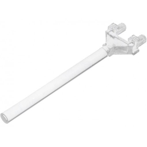 1275.1003; Fibre for LED; round; Ø: 3mm; Front: flat; with PCB mounting; MENTOR