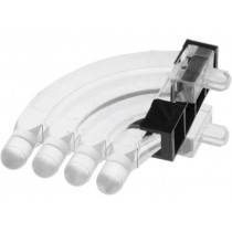 1276.1004; Fibre for LED; round; Ø3mm; No.of mod: 4; Front: convex; MENTOR