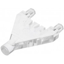 1294.1001; Fibre for LED; round; Ø: 3mm; for 3 LED's,with PCB mounting; MENTOR