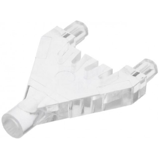 1294.1001; Fibre for LED; round; Ø: 3mm; for 3 LED's,with PCB mounting; MENTOR