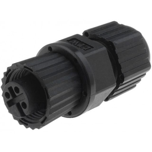 MSAP-03BFFA-SL8001; Plug; M12; PIN: 3; female; A code-DeviceNet / CANopen; for cable; AMPHENOL