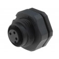 MSAP-03PFFS-SF8002; Socket; M12; PIN: 3; female; A code-DeviceNet / CANopen; soldering; AMPHENOL MSAP-03PFFS-SF8002; Socket; M12; PIN: 3; female; A code-DeviceNet / CANopen; soldering; AMPHENOL