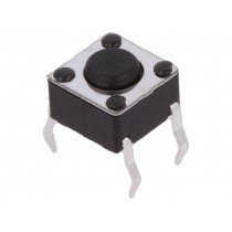 1301.9301; Microswitch TACT; SPST-NO; Pos: 2; 0.05A/12VDC; THT; none; 1.6N; SCHURTER