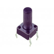 1301.9307; Microswitch TACT; SPST-NO; Pos: 2; 0.05A/12VDC; THT; none; 1.6N; SCHURTER