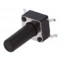 1301.9320; Microswitch TACT; SPST-NO; Pos: 2; 0.05A/12VDC; SMT; none; 1.6N; SCHURTER