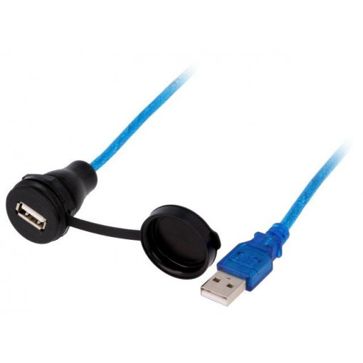 1310-1018-01; Adapter cable; USB A socket,USB A plug; 1310; USB 2.0; IP67; 0.5m; ENCITECH